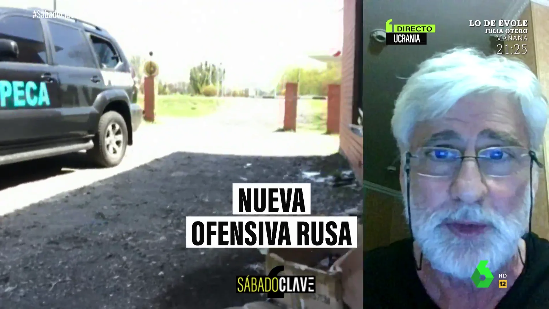 El relato de guerra del corresponsal Fran Sevilla en Ucrania tras sobrevivir a un ataque ruso en su coche: "La metralla entró en la carrocería"