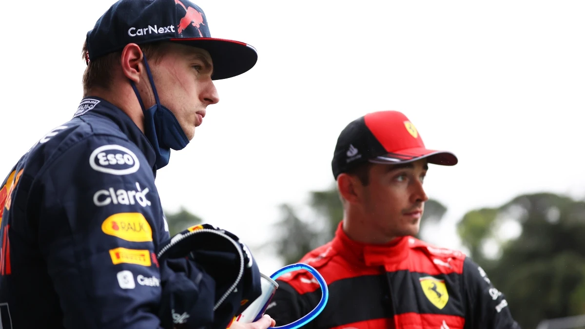 Verstappen y Leclerc, pilotos de Red Bull y de Ferrari