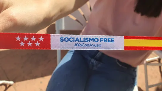 "Socialismo free": el eslogan de Ayuso para hacerse con la presidencia del PP de Madrid "Socialismo free": el eslogan de Ayuso para hacerse con la presidencia del PP de Madrid