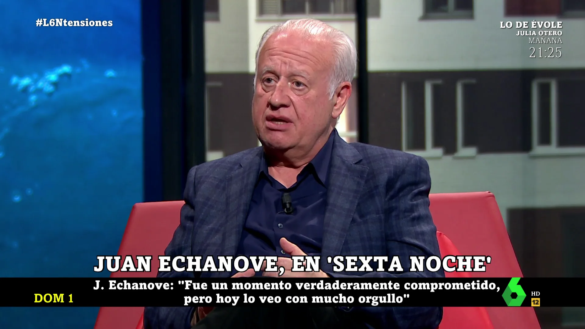 Juan Echanove, sobre la actuación del Gobierno en la guerra en Ucrania: "Se están haciendo las cosas que se tienen que hacer"