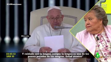 La respuesta de Cristina Almeida al polémico discurso del Papa sobre las suegras: "Es bochornoso y miserable"