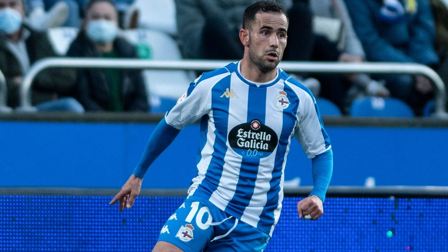 Juan Carlos Menudo, con el Deportivo Juan Carlos Menudo, con el Deportivo