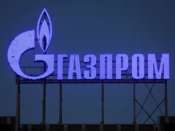 Imagen de archivo del logo de Gazprom
