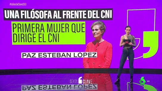 Paz Esteban López, directora del CNI Paz Esteban López, directora del CNI