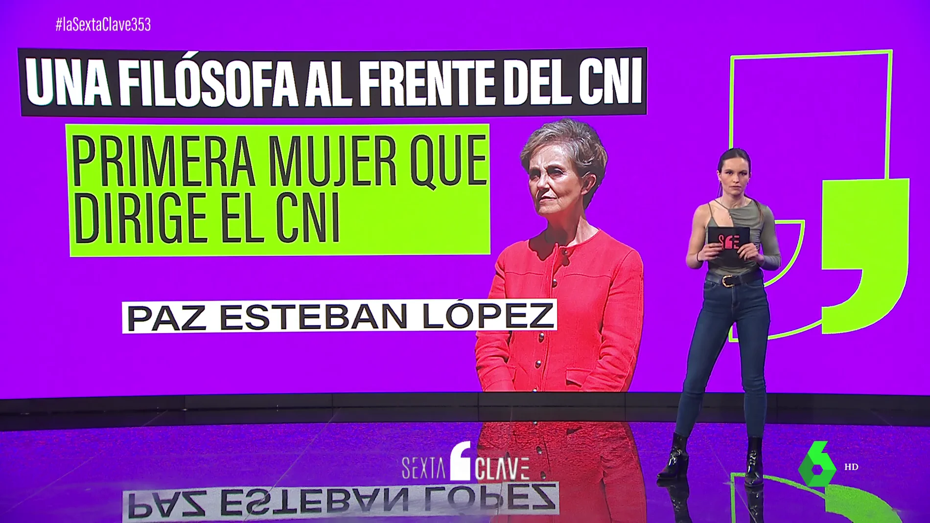Paz Esteban López, directora del CNI