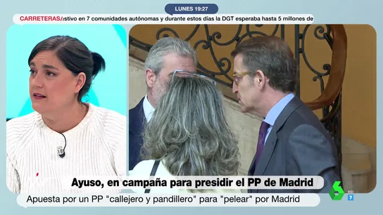 Loreto Ochando, ante la apuesta de Ayuso por un PP "pandillero": "Ya demostró Miguel Ángel Rodríguez que lo están llevando a cabo" Loreto Ochando, ante la apuesta de Ayuso por un PP "pandillero": "Ya demostró Miguel Ángel Rodríguez que lo están llevando a cabo"