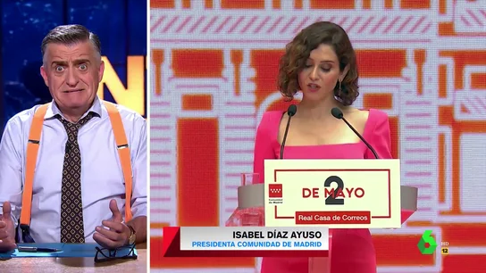Esta es la reacción de Wyoming al escuchar a Ayuso decir que quiere un PP "callejero y pandillero" Esta es la reacción de Wyoming al escuchar a Ayuso decir que quiere un PP "callejero y pandillero"