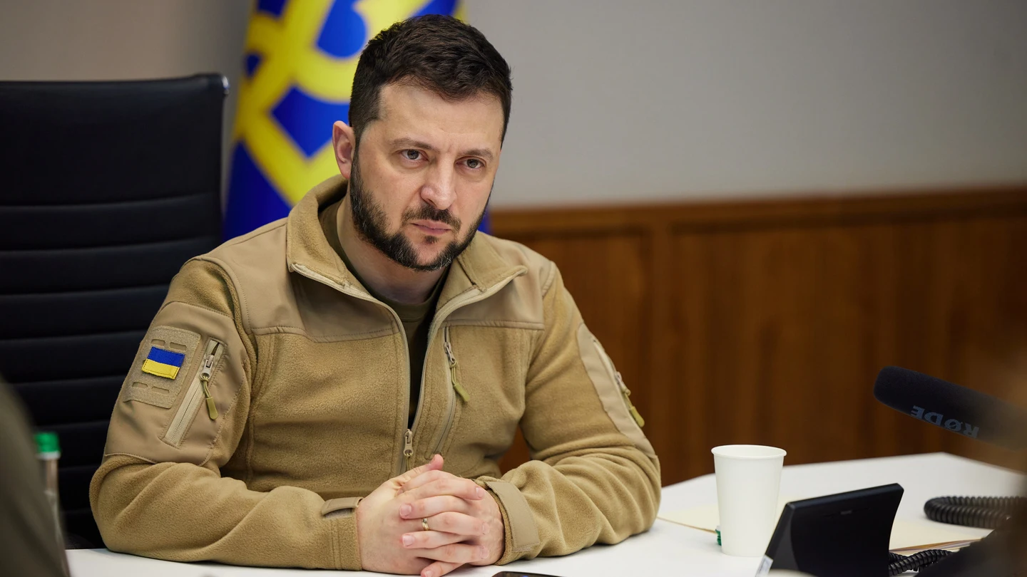 El presidente de Ucrania, Volodímir Zelenski. El presidente de Ucrania, Volodímir Zelenski.