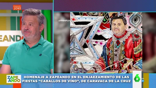 Las fiestas 'Caballos de vino', de Caravaca de la Cruz, homenajean a Zapeando con estas divertidas recreaciones Las fiestas 'Caballos de vino', de Caravaca de la Cruz, homenajean a Zapeando con estas divertidas recreaciones