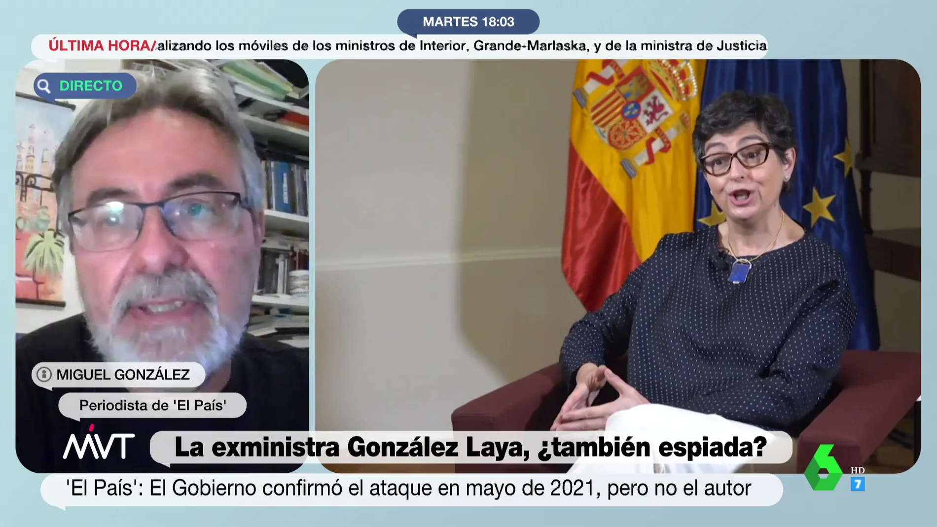 La teoría de Miguel González sobre por qué no se investiga el móvil de la exministra Laya
