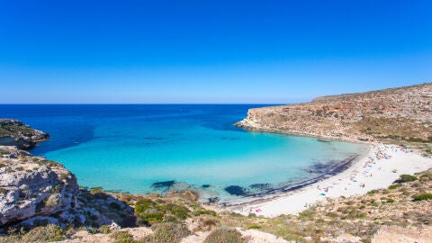 La playa de los conejos o bahía de los conejos, Sicilia