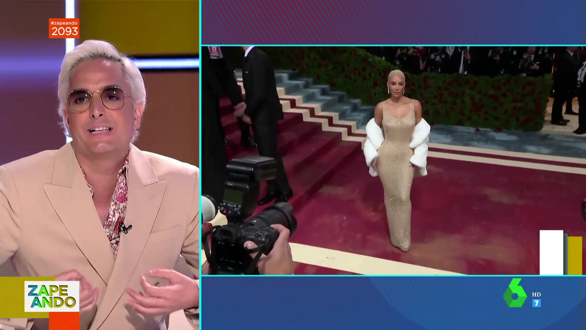 La euforia de Josie al ver cómo Kim Kardashian lleva el vestido de Marilyn Monroe a la Met Gala