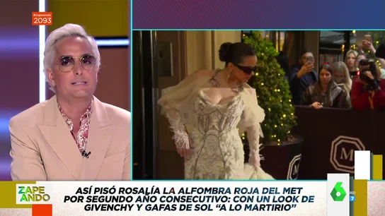 Josie y Cristina Pedroche celebran el espectacular look y el "poderío" de Rosalía en la Gala Met: "Es una reina" Josie y Cristina Pedroche celebran el espectacular look y el "poderío" de Rosalía en la Gala Met: "Es una reina"