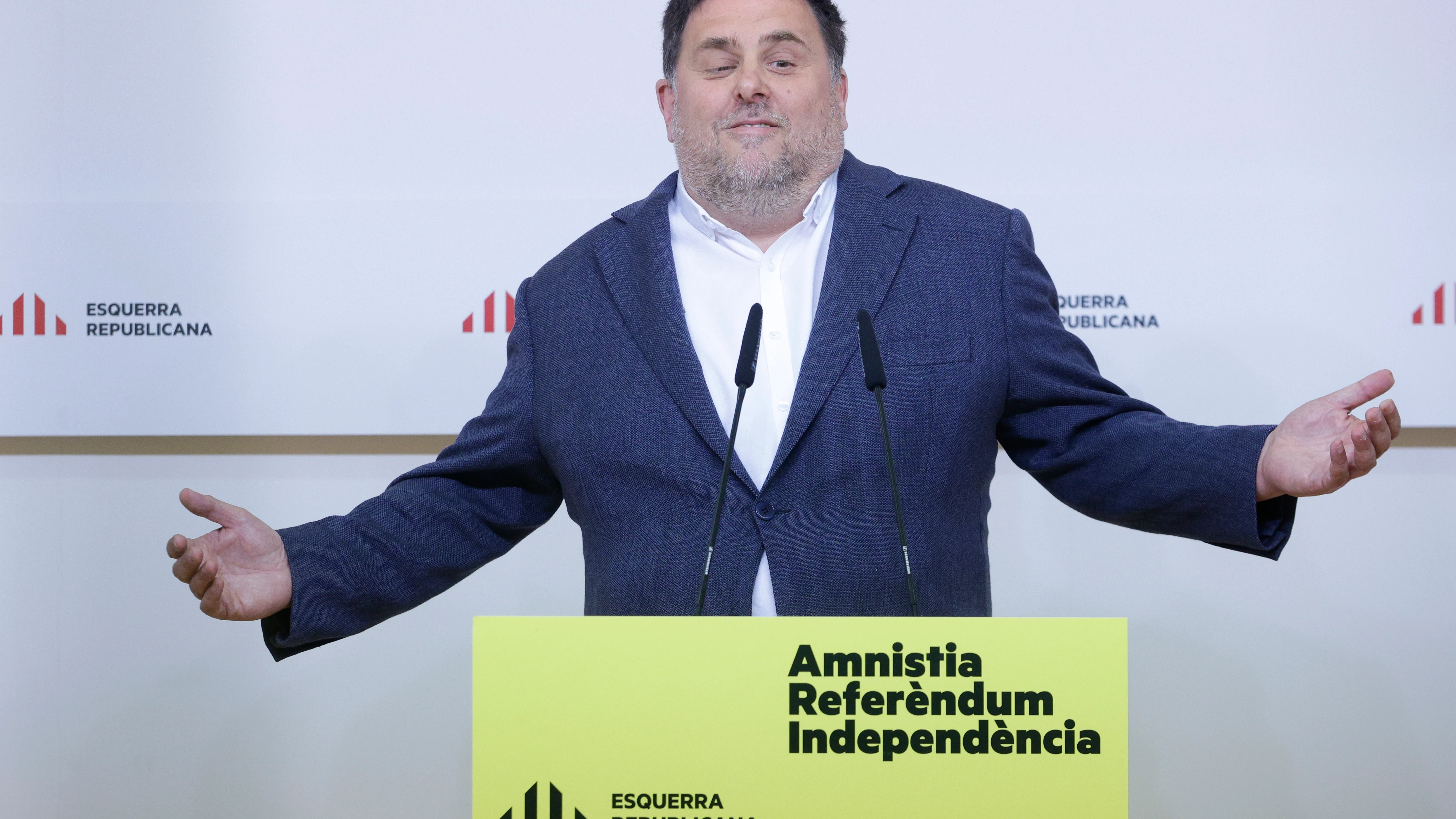 El líder de ERC, Oriol Junqueras, en una imagen de archivo.