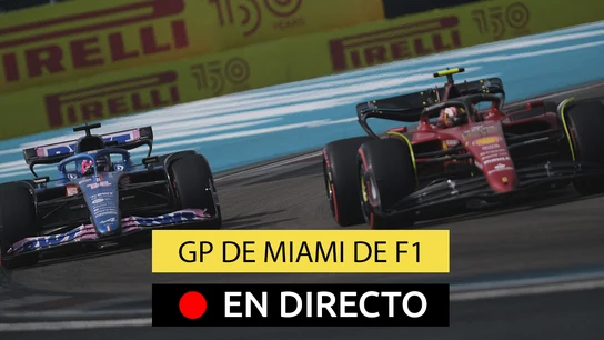 Fernando Alonso y Carlos Sainz, en el GP de Miami Fernando Alonso y Carlos Sainz, en el GP de Miami