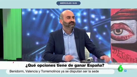 La decidida apuesta de José María Rivero sobre el resultado de Chanel en Eurovisión La decidida apuesta de José María Rivero sobre el resultado de Chanel en Eurovisión