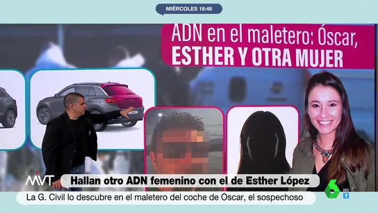 ¿Qué significa el ADN de otra mujer hallado en el coche de Óscar para el caso Esther López? ¿Qué significa el ADN de otra mujer hallado en el coche de Óscar para el caso Esther López?