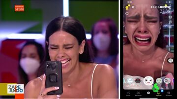 Cristina Pedroche, Lorena Castell, Valeria Ros, Dani Mateo y Marta Torné prueban el filtro viral de Tik Tok que te hará llorar y reír a la vez
