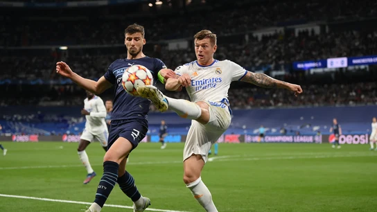 Toni Kroos ante el Manchester City Toni Kroos ante el Manchester City