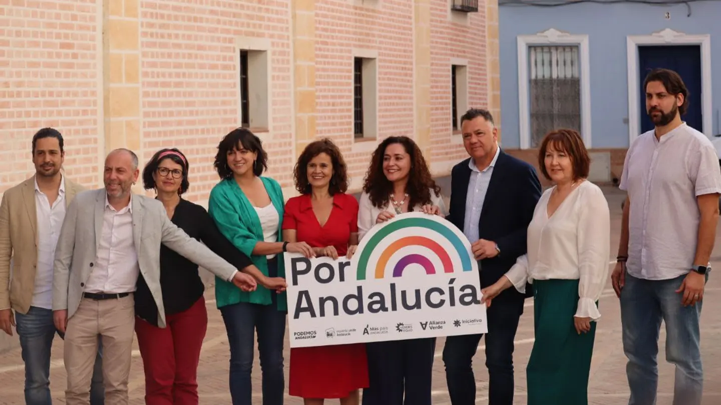 Los portavoces de la confluencia Por Andalucía Los portavoces de la confluencia Por Andalucía