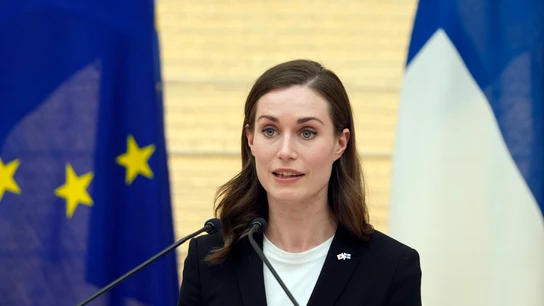 La primera ministra de Finlandia, Sanna Marin, en una imagen de archivo La primera ministra de Finlandia, Sanna Marin