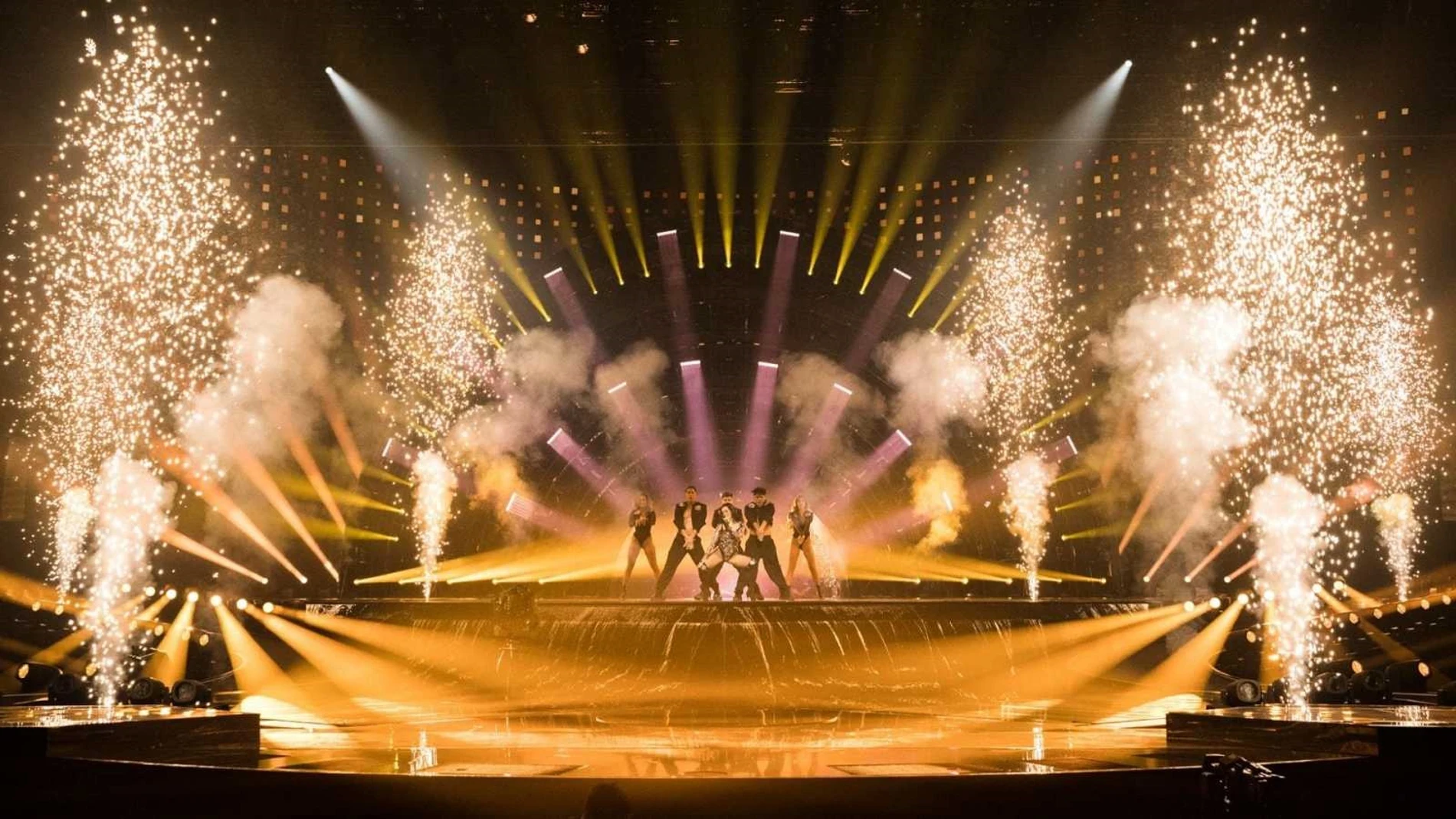 Imagen del tercer ensayo de Chanel en Eurovisión