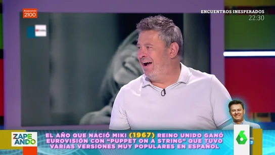 El chiste de Miki Nadal sobre Franco y Eurovisión desata las risas de Dani Mateo y Quique Peinado El chiste de Miki Nadal sobre Franco y Eurovisión desata las risas de Dani Mateo y Quique Peinado