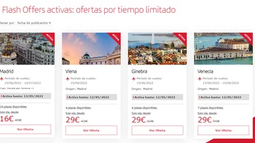 Nueva sección de ofertas por tiempo limitado en Iberia