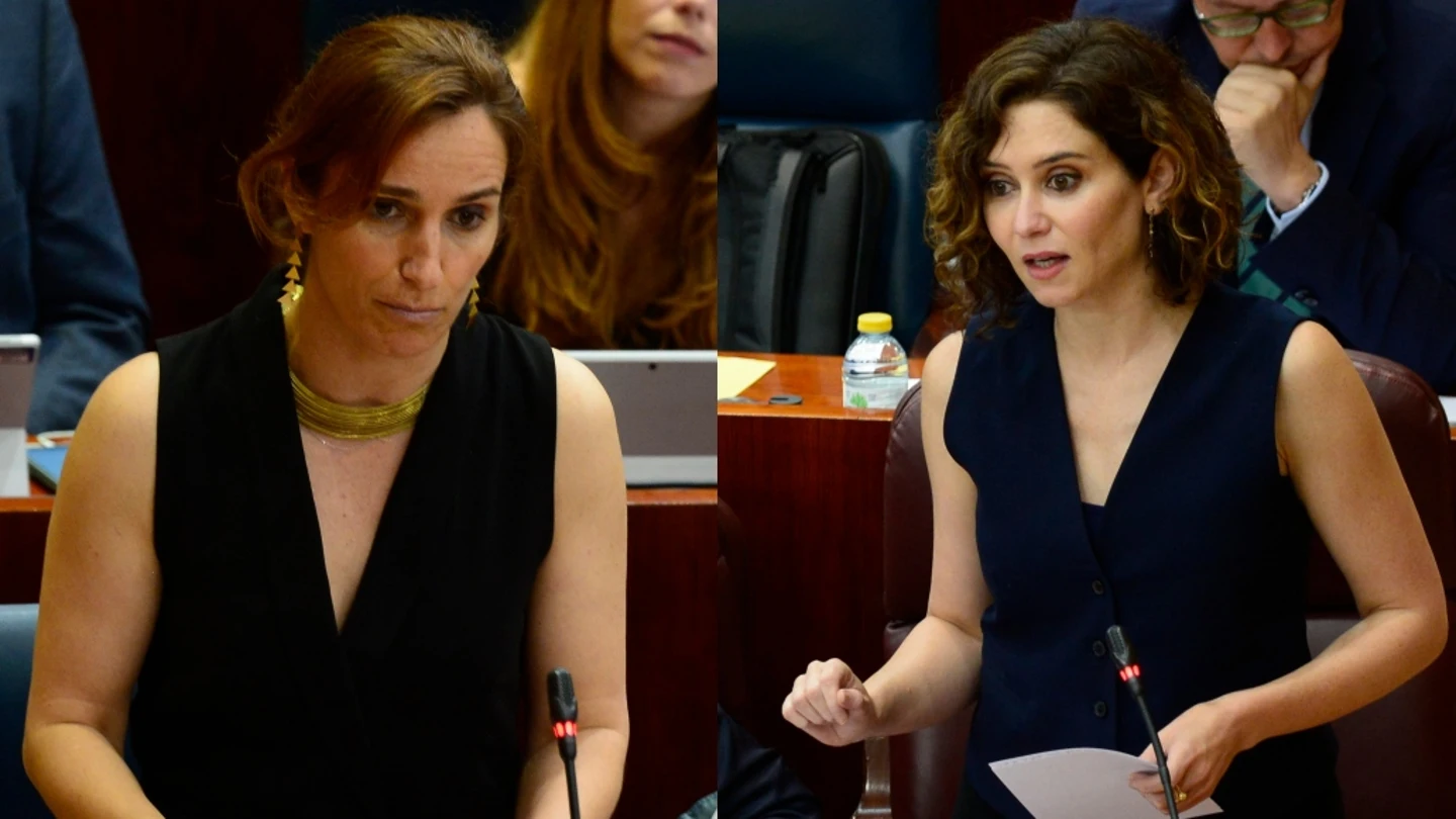 Mónica García e Isabel Díaz Ayuso Mónica García e Isabel Díaz Ayuso