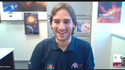 Fernando Carcaboso Morales, científico del Centro de Vuelo Goddard de la NASA Fernando Carcaboso Morales, científico del Centro de Vuelo Goddard de la NASA