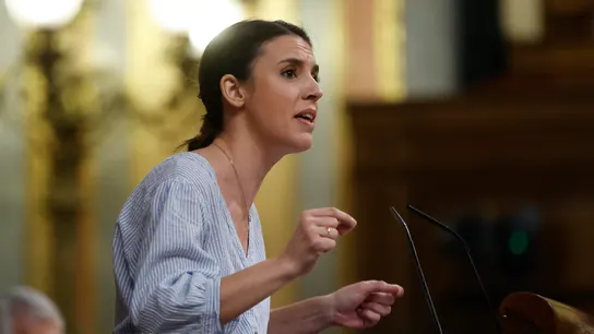 La ministra de Igualdad, Irene Montero, en el Congreso La ministra de Igualdad, Irene Montero, en el Congreso