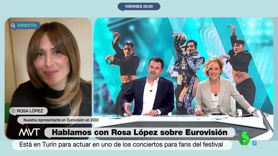 Rosa López reivindica su séptimo puesto en Eurovisión hace 20 años: "Ojalá Chanel lo supere" Rosa López reivindica su séptimo puesto en Eurovisión hace 20 años: "Ojalá Chanel lo supere"