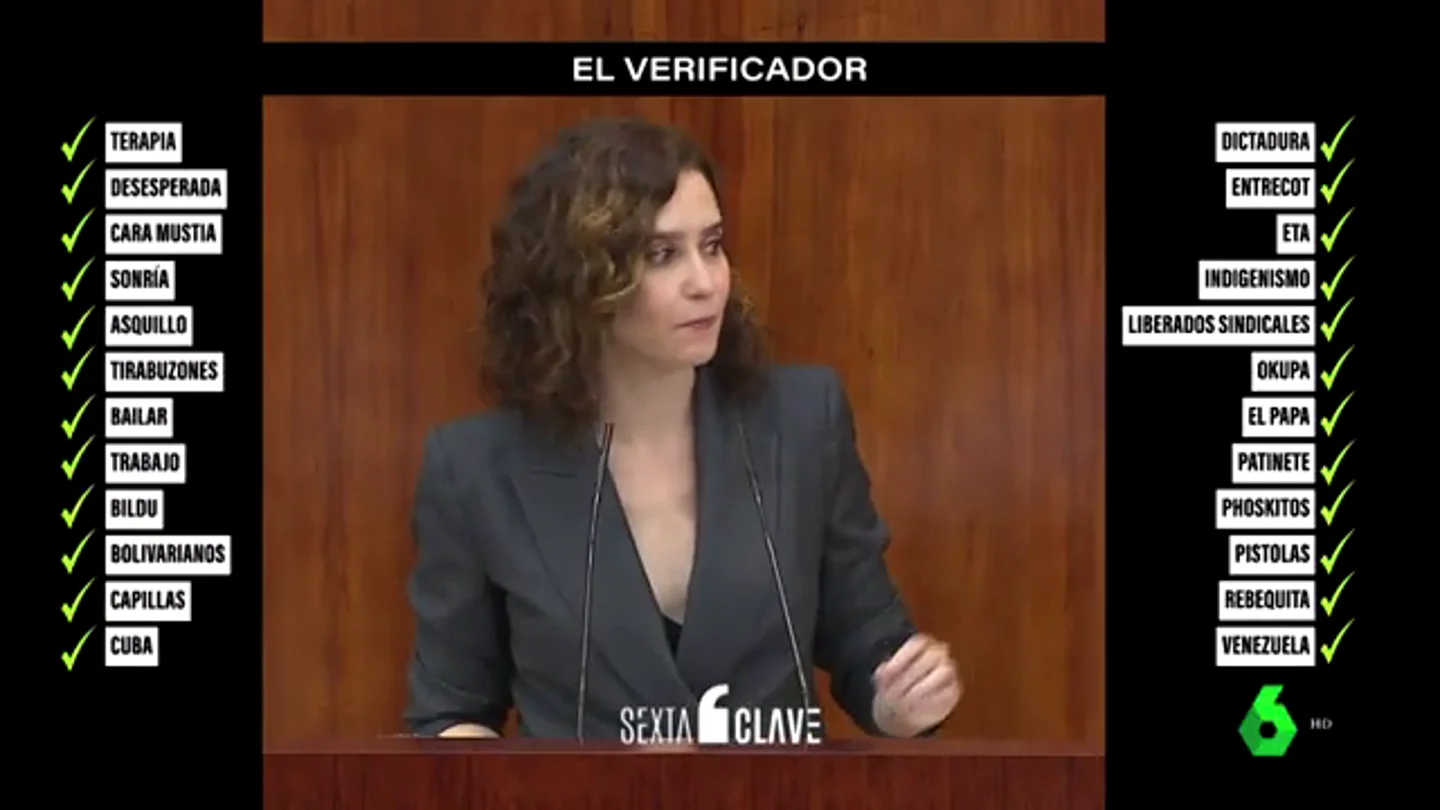 Las 'perlas' que Ayuso ha lanzado a Mónica García en la Asamblea de Madrid Las 'perlas' que Ayuso ha lanzado a Mónica García en la Asamblea de Madrid