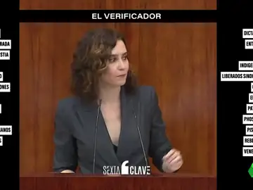 Las &#39;perlas&#39; que Ayuso ha lanzado a Mónica García en la Asamblea de Madrid