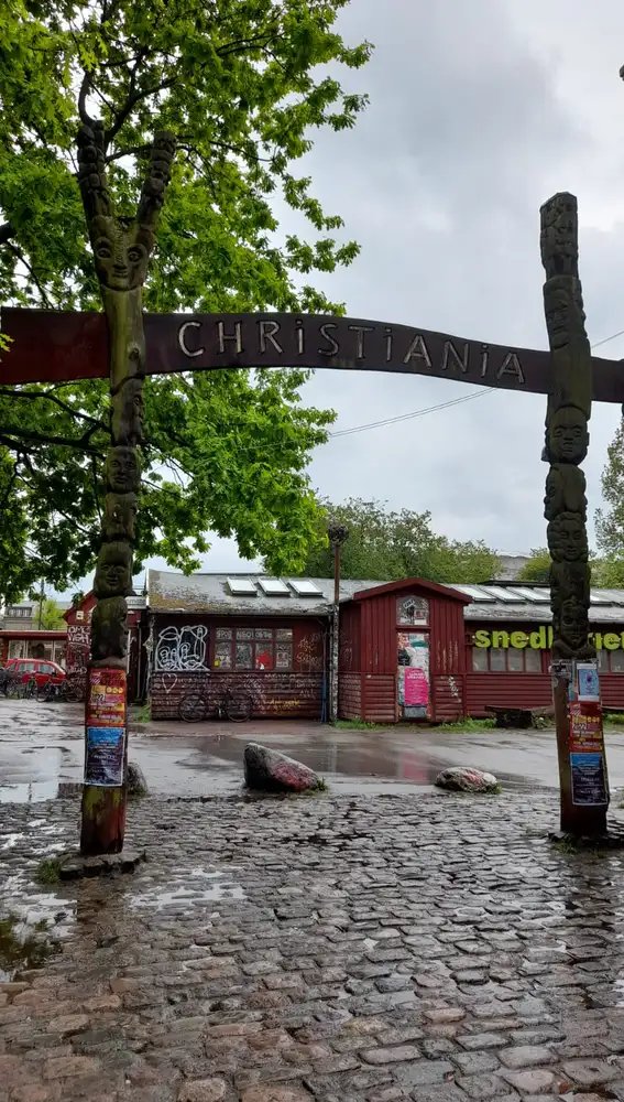 Ciudad libre de Christiania en Copenhague