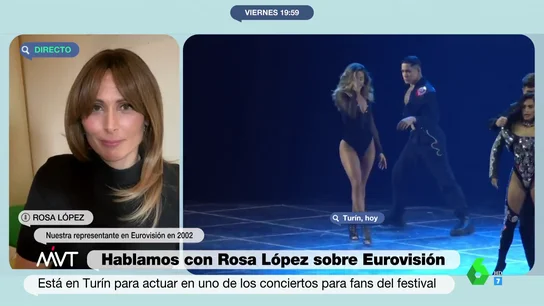 El pronóstico de Rosa López sobre el puesto de Chanel en Eurovisión: "Tengo el 'feeling', lo está haciendo super bien" El pronóstico de Rosa López sobre el puesto de Chanel en Eurovisión: "Tengo el 'feeling', lo está haciendo super bien"