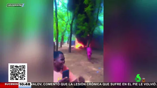 Queman viva a una mujer por blasfemar contra Mahoma Queman viva a una mujer por blasfemar contra Mahoma