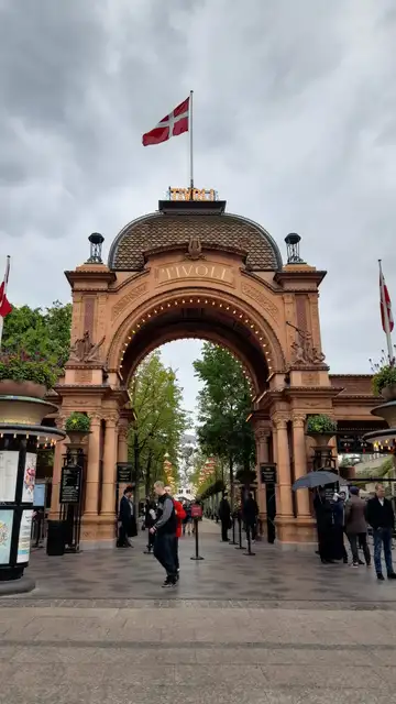 Parque Tivoli en Copenhague Parque Tivoli en Copenhague