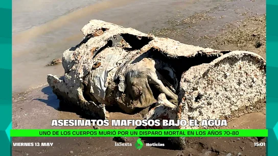La sequía hace que aparezcan cadáveres de la mafia arrojados a un lago de Las Vegas La sequía hace que aparezcan cadáveres de la mafia arrojados a un lago de Las Vegas
