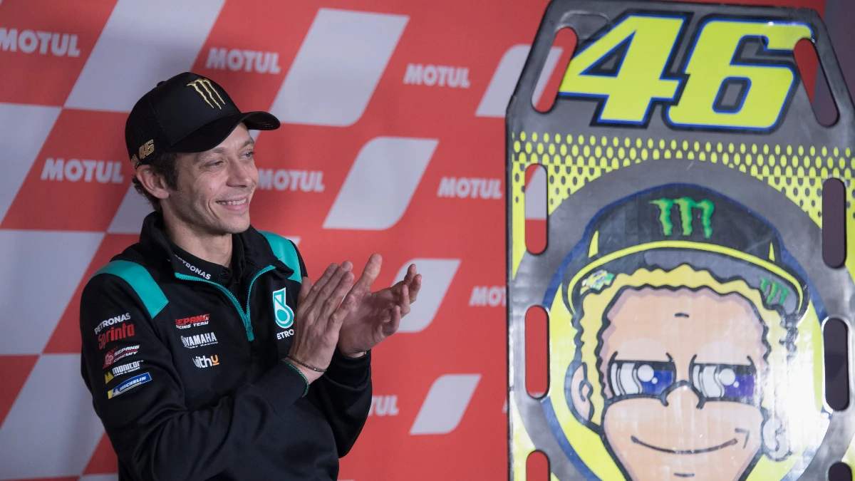 Valentino Rossi, en Petronas