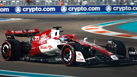 El Alfa Romeo de Valtteri Bottas El Alfa Romeo de Valtteri Bottas