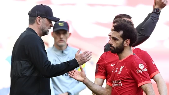 Salah, con Klopp Salah, con Klopp