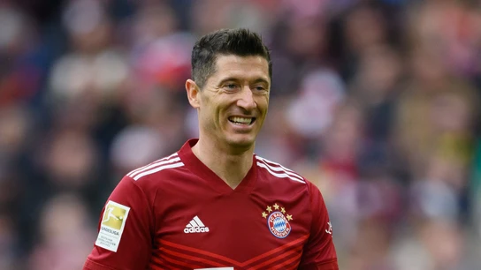 Robert Lewandowski, con el Bayern Robert Lewandowski, con el Bayern