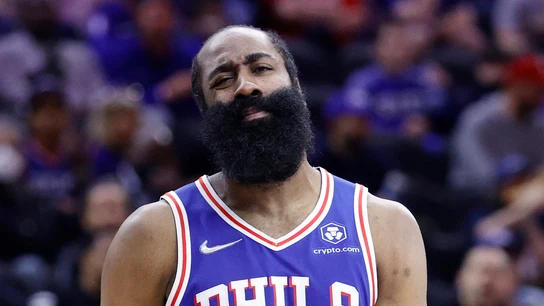 James Harden, contrariado James Harden, contrariado