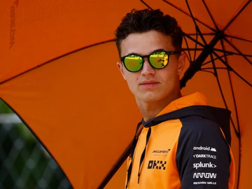 Lando Norris, con el equipo McLaren Lando Norris, con el equipo McLaren