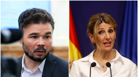 Gabriel Rufián y Yolanda Díaz Gabriel Rufián y Yolanda Díaz