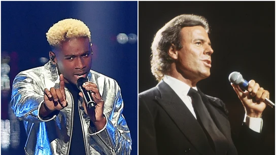 Jeremie Makiele y Julio Iglesias Jeremie Makiele y Julio Iglesias