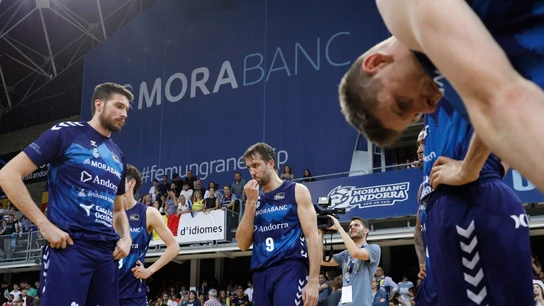Los jugadores del MoraBanc Andorra Los jugadores del MoraBanc Andorra