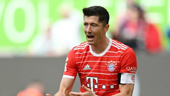 Robert Lewandowski, con el Bayern Robert Lewandowski, con el Bayern