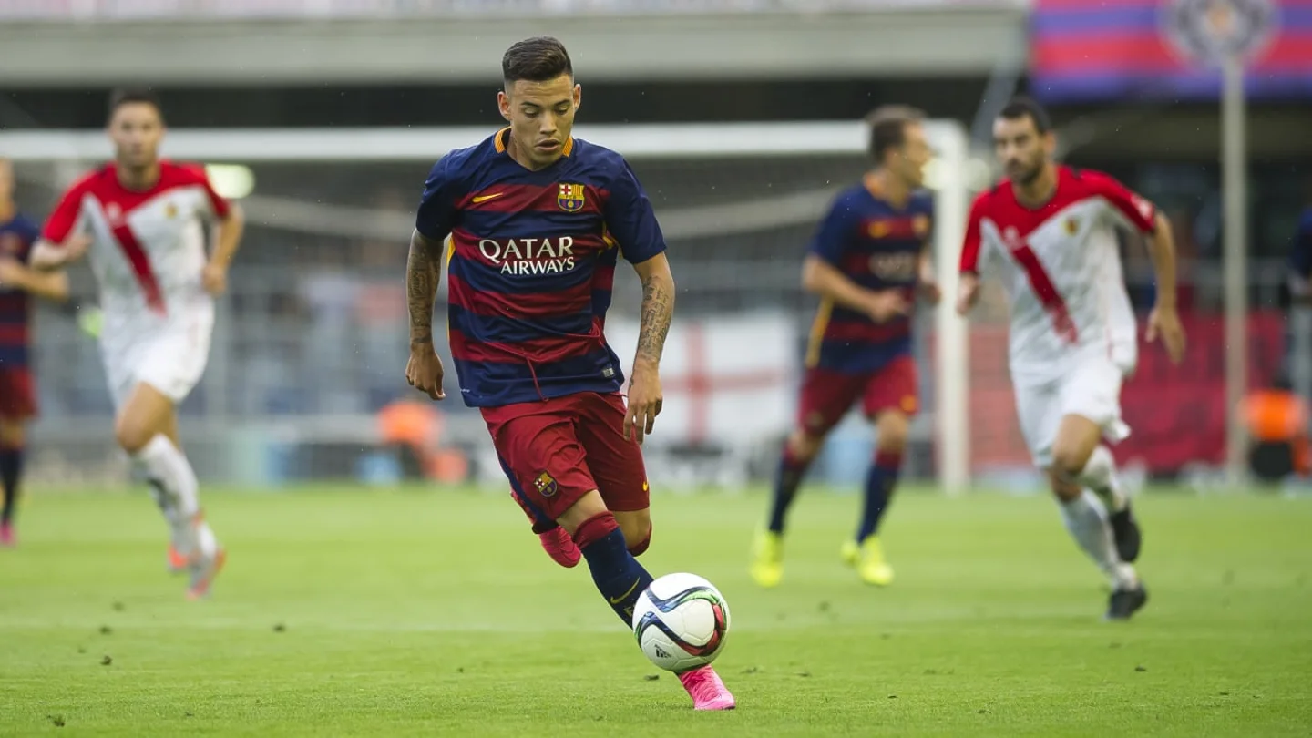 Maxi Rolón, en el Barça Maxi Rolón, en el Barça